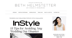 Desktop Screenshot of bethhelmstetterblog.com